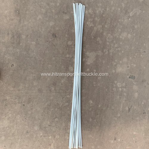 Plastic-wrapped stainless steel cable pins